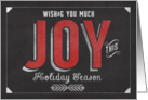 Wishing you Much Joy this Holiday Season card