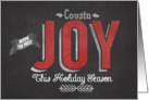 Wishing you Much Joy this Holiday Season Cousin card