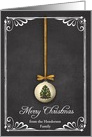 Chalkboard Christmas Tree card