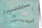 Congratulations on your Bat Mitzvah card