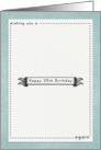 25th Birthday Again card
