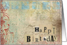 Happy Birthday Vintage card