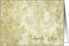 Vintage Floral Thank You Card