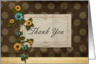 Thank You Floral Card