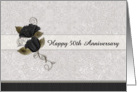 Happy 50th Anniversary Floral card