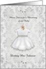 Christening Invitation Baby Customizable card