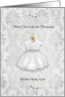 Christening Invitation Baby Girl card