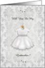 Christening Be My Godmother card