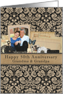 Happy 50th Anniversary Grandma & Grandpa Vintage Photo Card