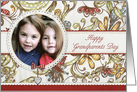 Happy Grandparents Day Photo Card Floral card