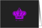 my queen crown card