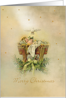 Merry Christmas Manger card