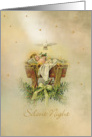 Silent Night Manger card