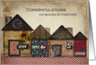 Congratulations on moving in together card