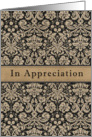 Business In Appreciation card