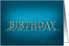 Business Happy Birthday from all of us card