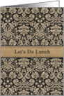 Business Let’s Do Lunch card