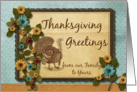 Thanksgiving Greetings Floral card