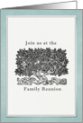 Family Reunion Invitation, Tree With Roots card