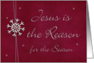 Jesus is the Reason for the Season card