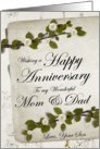 Happy Anniversary to my Wonderful Mom & Dad Love your Son card