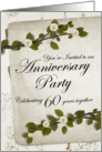 You’re Invited to an Anniversary Party to Celebrate 60 years together card
