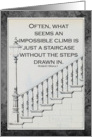 Impossible Climb Stairs card