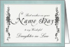 Best Wishes on your Name Day Daughter-in-Law card