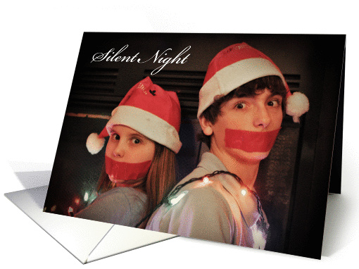 Silent Night Kids card (1005273)
