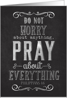Pray about...