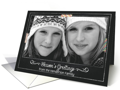 Chalkboard Season's Greetings Photo card (1185672)
