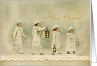 Vintage Style Christmas Card