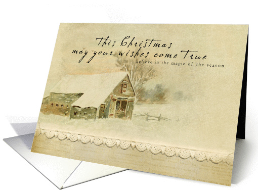 Vintage Barn Christmas card (947294)