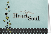 Love You Heart & Soul card