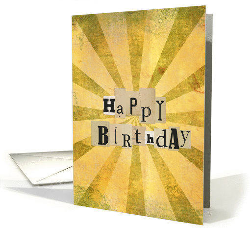 Happy Birthday Vintage card (947447)