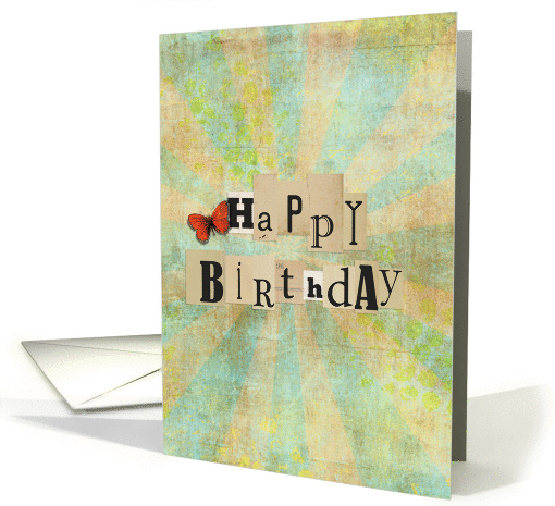 Happy Birthday Vintage card (947459)