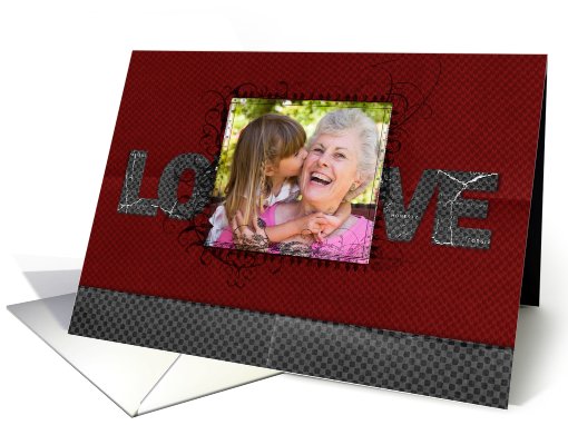 Love in Red Photo card (947733)