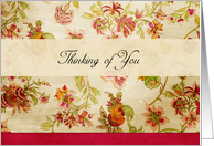 Thinking of You Floral card