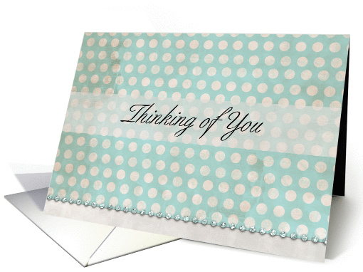 Vintage Dot Thinking of You card (947821)