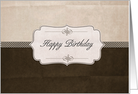 Happy Birthday Polka Dot Ribbon card
