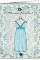 Will you be my maid of Honor card