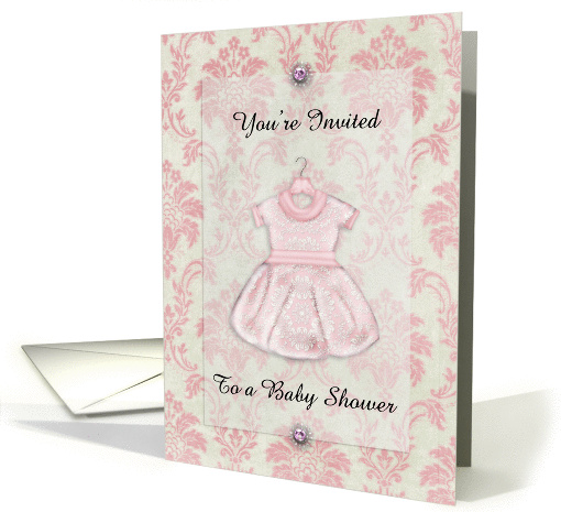 Girl Baby Shower Invitation card (948414)