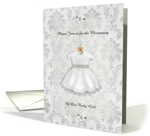 Christening Invitation Baby Girl card (948589)