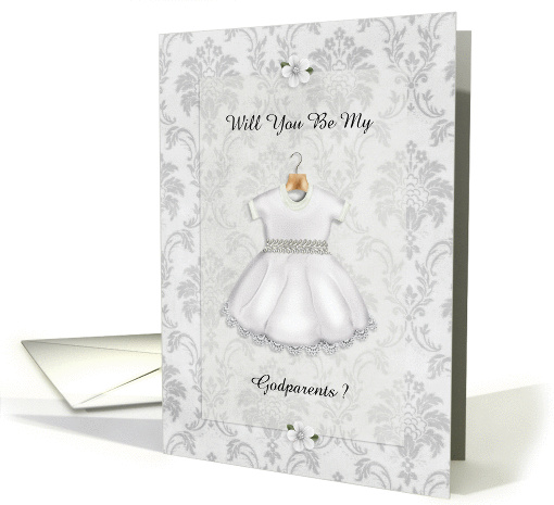 Christening Be My Godparents card (948596)