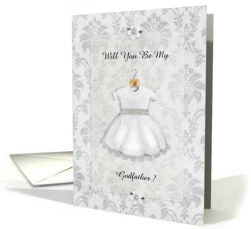 Christening Be My Godfather card (948598)