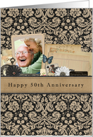 Happy 50th Anniversary Vintage Photo Card