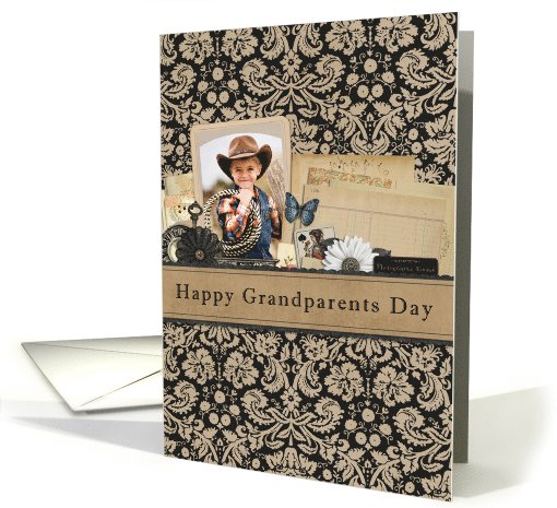 Happy Grandparents Day Photo Card Vintage card (949126)