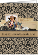 Happy Grandparents Day Photo Card Vintage card