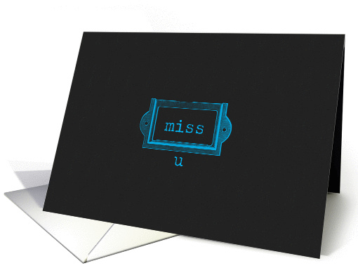 miss u card (949850)