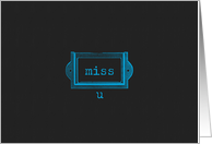 miss u card
